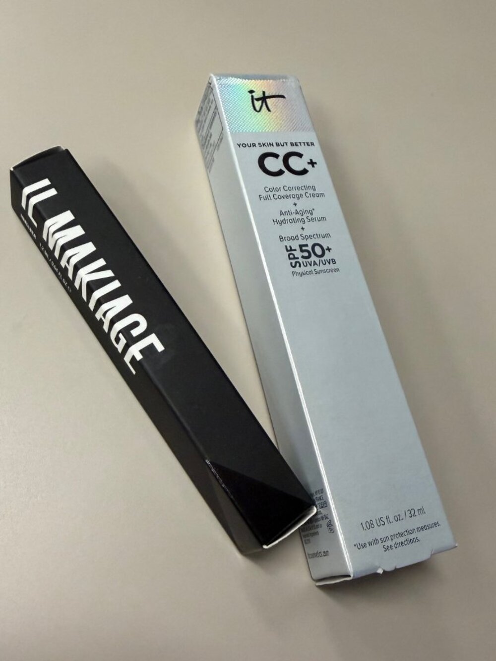 IT Cosmetics CC+ Color Correcting Full Coverage Cream Neutral Medium‎ 1.08 Fl Oz